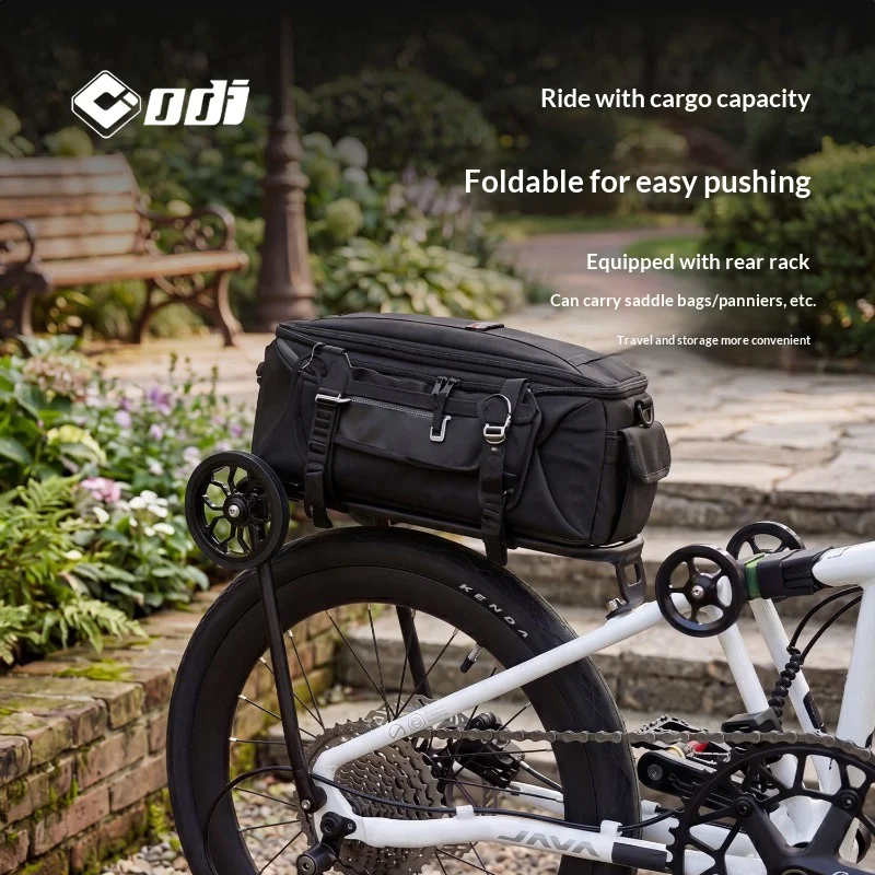 Cargo Rack Aluminum - ブロンプトン折りたたみ自転車用リアラック - CNCアルミ合金製カーゴシェルフ、Pline & Cline対応