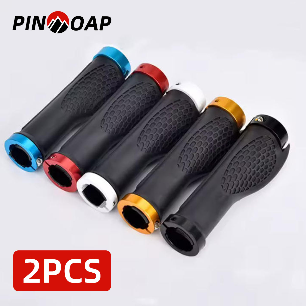 Bell Handlebar Ring - PINMOAP 2 個自転車ハンドルバーカバーアルミロックリング付き厚く幅広快適な衝撃吸収ライディングアクセサリー