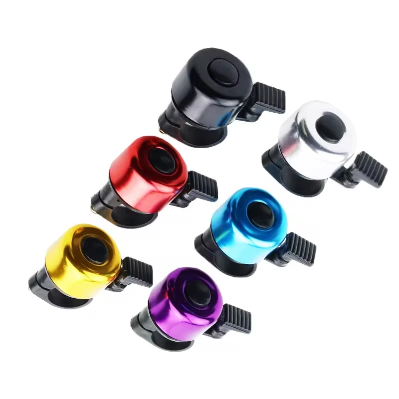 Bell Handlebar Ring - MTB 自転車ベルアルミ合金 MTB バイク安全警告アラームサイクリングハンドルバーベルリング自転車ホーンサイクリングアクセサリー