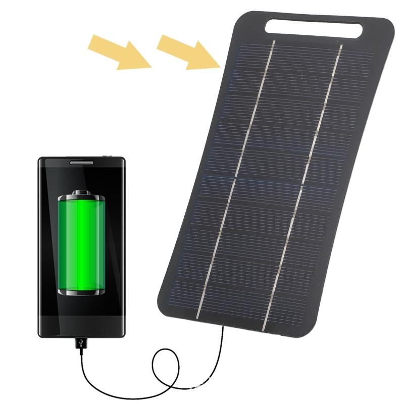 Usb Charger Dynamo - 2Wソーラーチャージャー、USB-C急速充電対応、携帯電話、モバイルバッテリー、キャンプ、ハイキング、緊急電源用