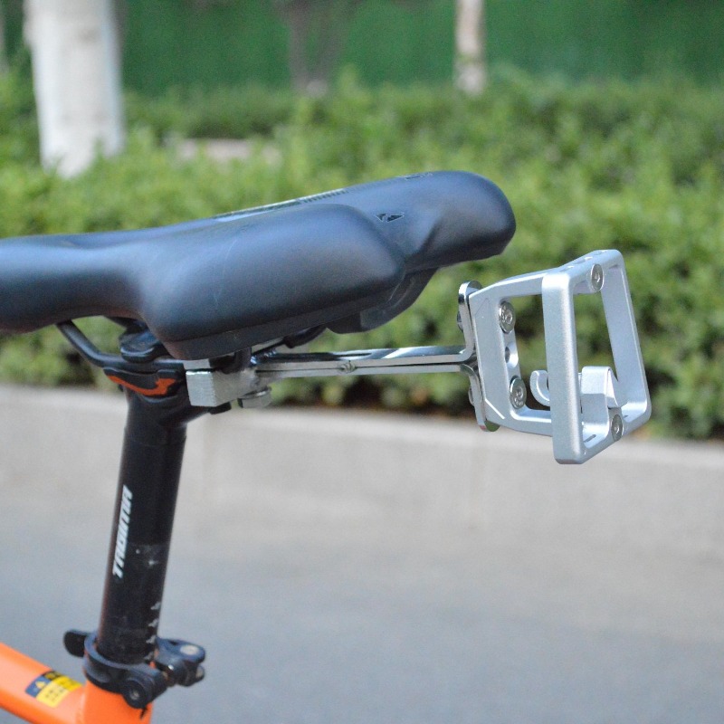 Cargo Rack Aluminum - 304 ステンレス鋼リアコンバージョンフレームアルミ合金高耐荷重能力自転車荷物キャリア自転車アクセサリー