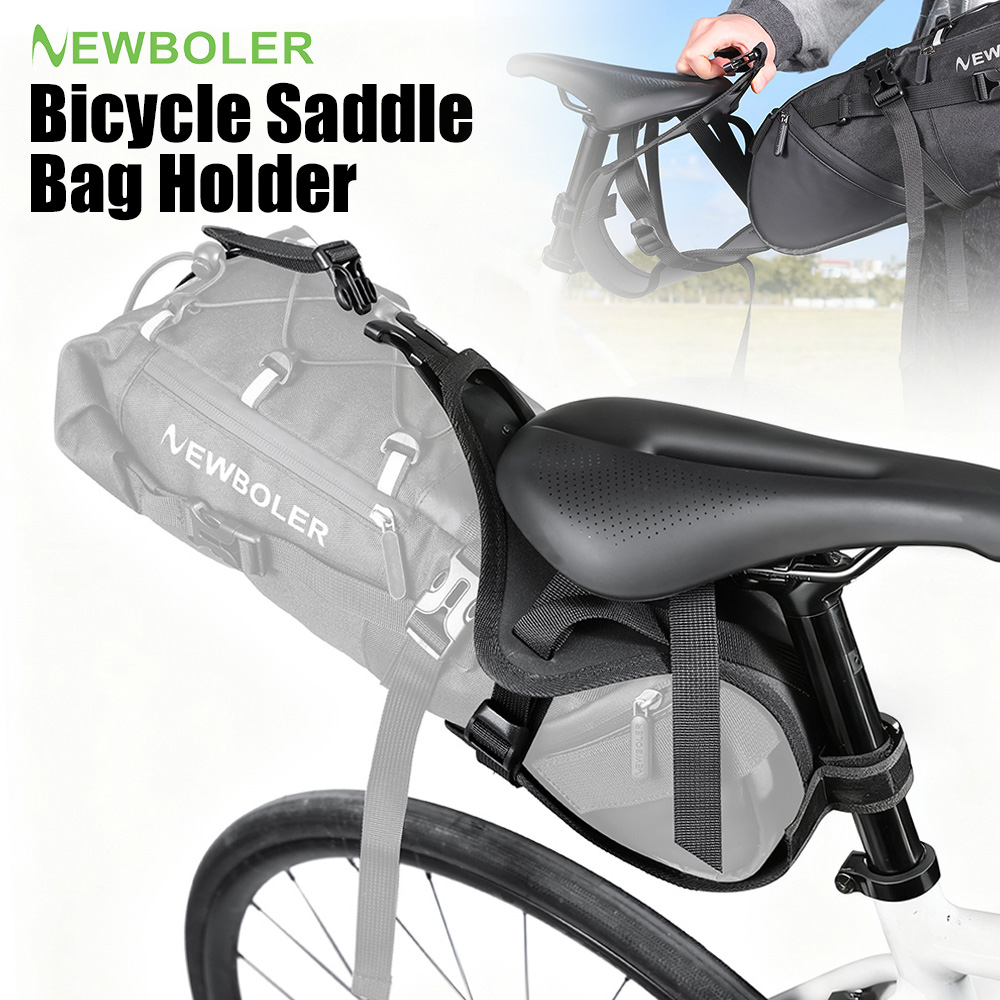 Panniers Waterproof Rear - NEWBOLER 自転車サドルバッグホルダー 大容量防水自転車バッグ クイックリリースリアパニアラック MTB ロードバイク用