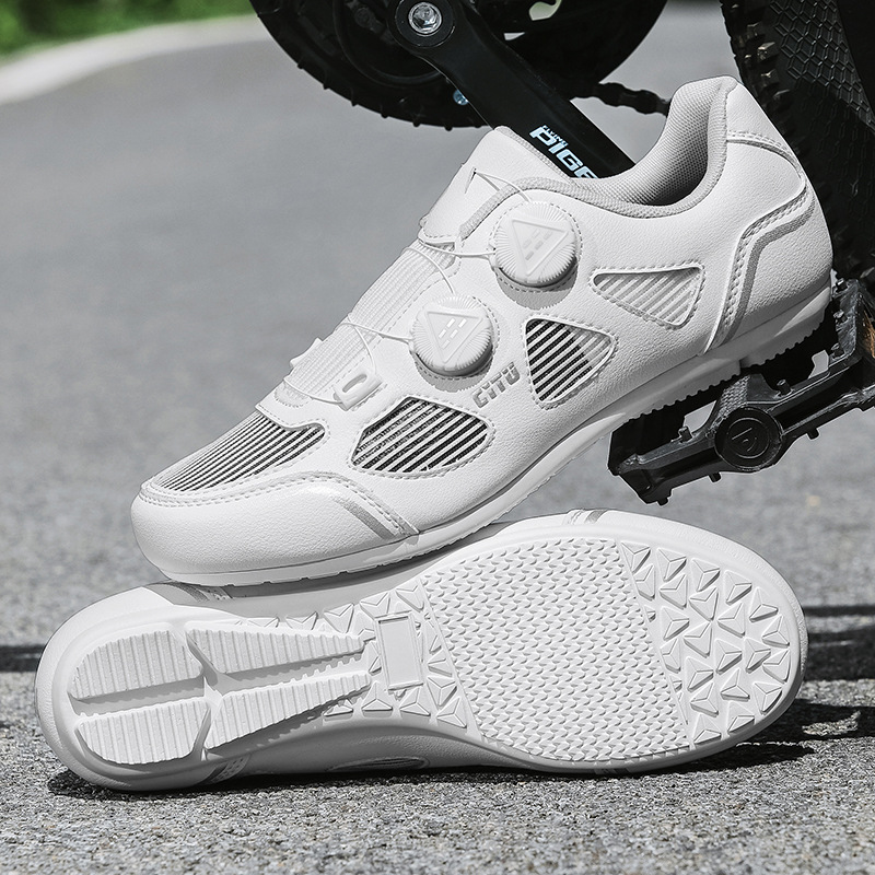 新しい四季対応通勤サイクリングシューズ、ハードソール、通気性 - Cycling Commute Shoes のレビューと価格