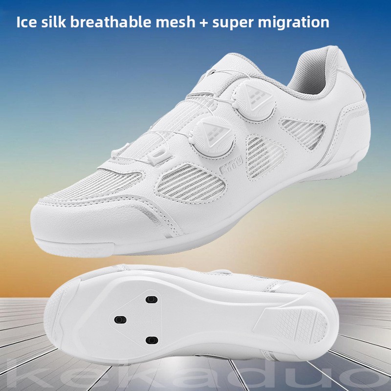 新しい四季対応通勤サイクリングシューズ、ハードソール、通気性 - Cycling Commute Shoes のレビューと価格