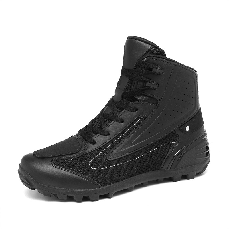 オートバイ防水通勤ブーツオフロードラリーオートバイシューズオ - Cycling Commute Shoes のレビューと価格