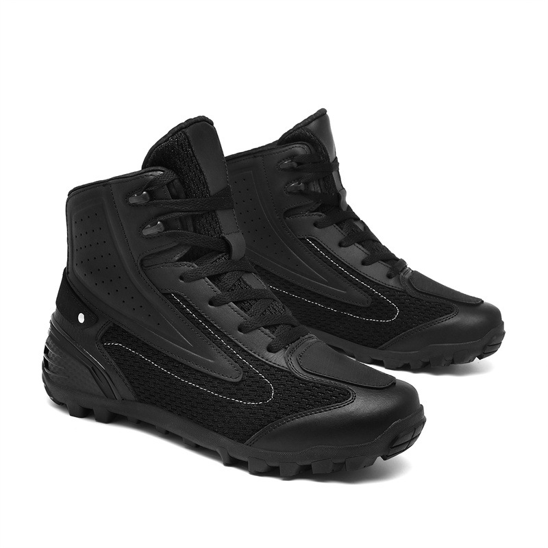 オートバイ防水通勤ブーツオフロードラリーオートバイシューズオ - Cycling Commute Shoes のレビューと価格