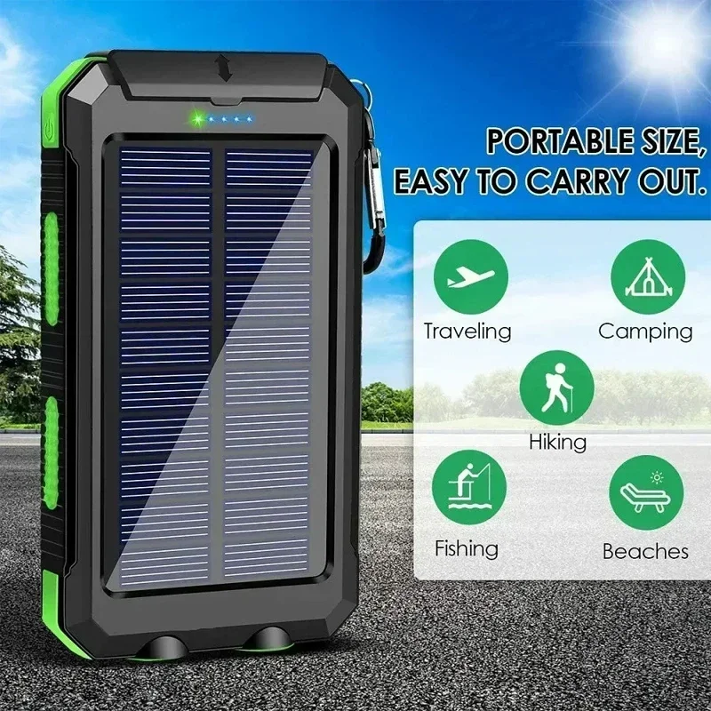 Lenovo 50000mAh Solar Power Ba - Usb Charger Dynamo のレビューと価格