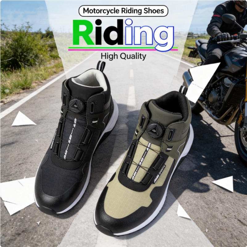 AUGI 快適なメンズモトクロスライディングブーツ男性用滑り - Cycling Commute Shoes のレビューと価格