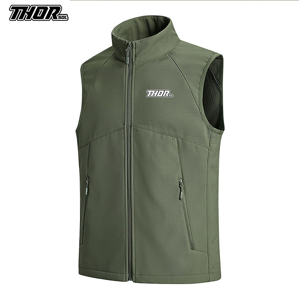 THORSOL 冬サイクリングベスト防風男性 MTB ジレ  - Cycling Commuter Jacket のレビューと価格