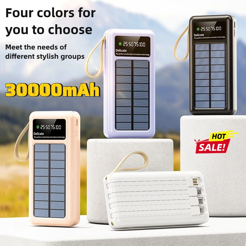 ソーラーパワーバンク 20000mAh、内蔵ケーブルとデュア - Usb Charger Dynamo のレビューと価格
