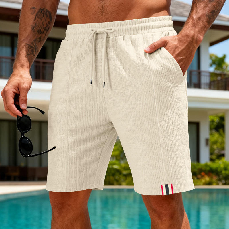 夏用カジュアルルーズメンズビーチショーツ、速乾性、通気性、通 - Cycling Shorts For Commute のレビューと価格