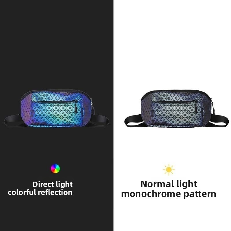反射材付きクロスボディバッグ 多目的スポーツスリングパック  - Cycling Commuter Bag のレビューと価格