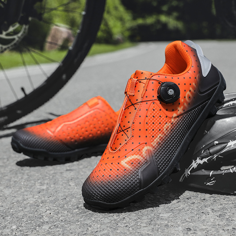新しいメンズロードマウンテンバイクライディングシューズ四季フ - Cycling Commute Shoes のレビューと価格