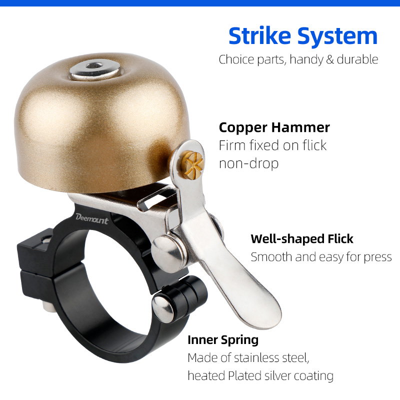 Deemount 自転車真鍮リング 35 ミリメートル陽極酸 - Bell Handlebar Ring のレビューと価格
