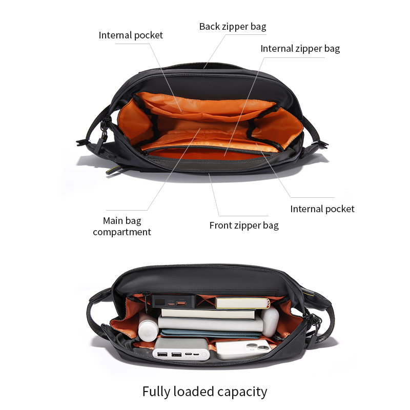 TANGCOOL プレミアム防水スリングバッグ 大容量 盗難 - Cycling Commute のレビューと価格