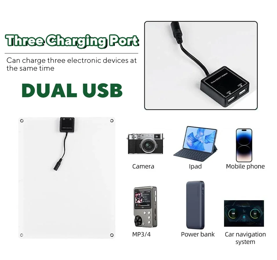 1000Wソーラーパネルキット、12Vソーラーセル10A‑1 - Usb Charger Dynamo のレビューと価格