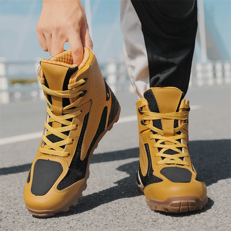 オートバイ用防水ブーツ,オフロードラリー,オートバイシューズ - Cycling Commute Shoes のレビューと価格