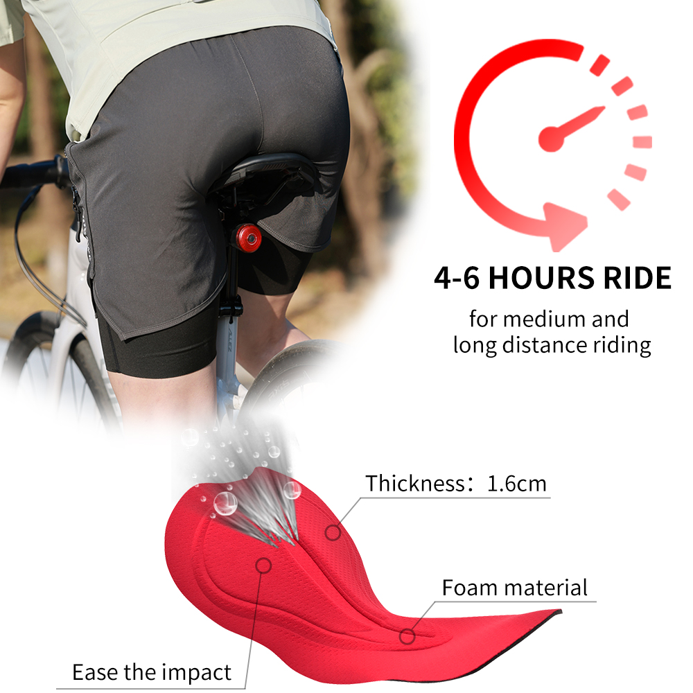WOSAWE MTB ショーツ夏男性サイクリングショーツ 2 - Cycling Commuter Trousers のレビューと価格
