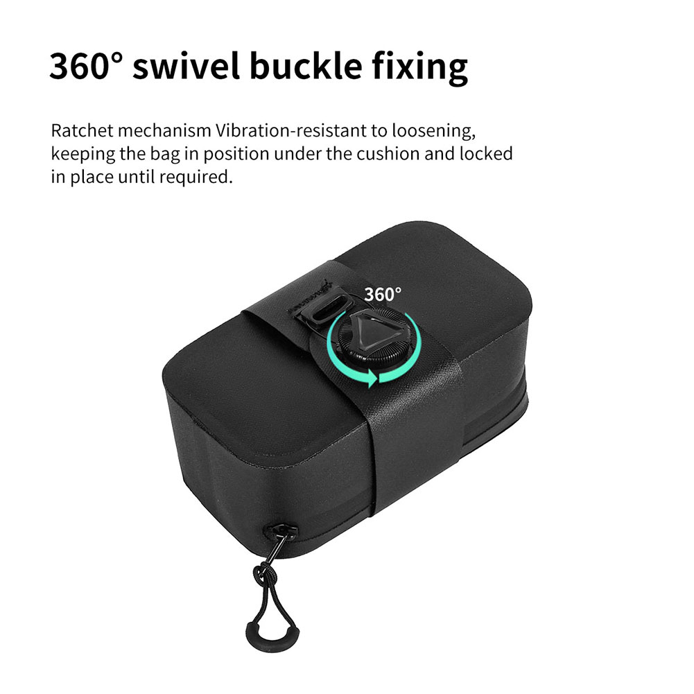 0.5Lポータブルバイクテールバッグ 防水バイクシート下バッ - Saddle Bag Under Seat のレビューと価格