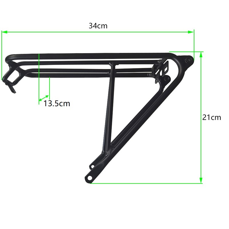 ブロプトン用ラゲッジキャリア,折りたたみ式バイクリアラック, - Cargo Rack Aluminum のレビューと価格