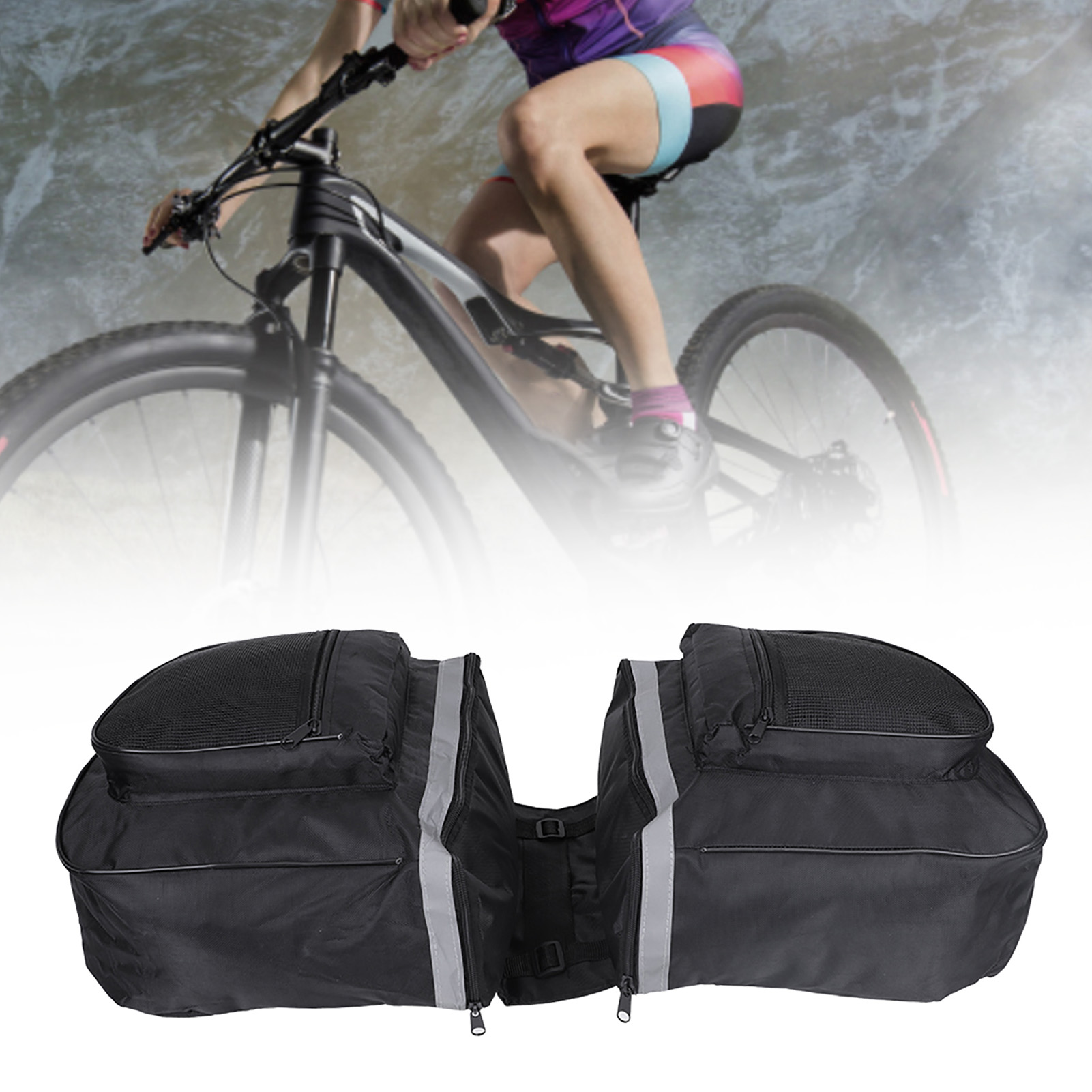 マウンテンロードバイクラック,リアシートキャリア,ダブルパニ - Panniers Waterproof Rear のレビューと価格