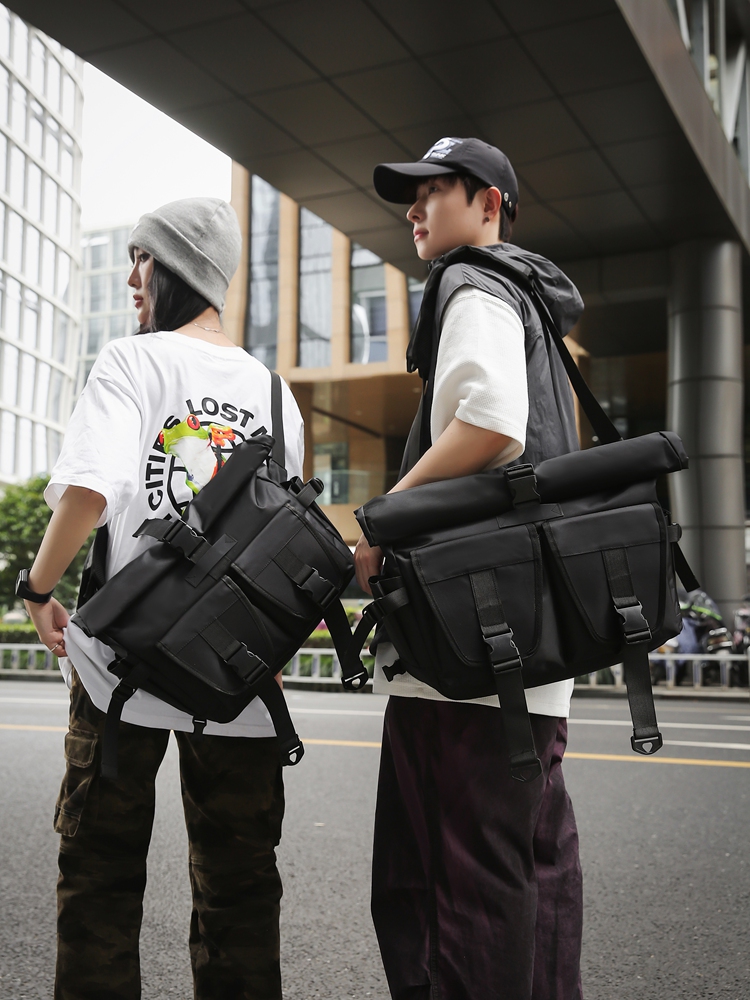 ファッショナブルな大容量コンピューターバッグメンズシングルシ - Waterproof Cycling Commute のレビューと価格