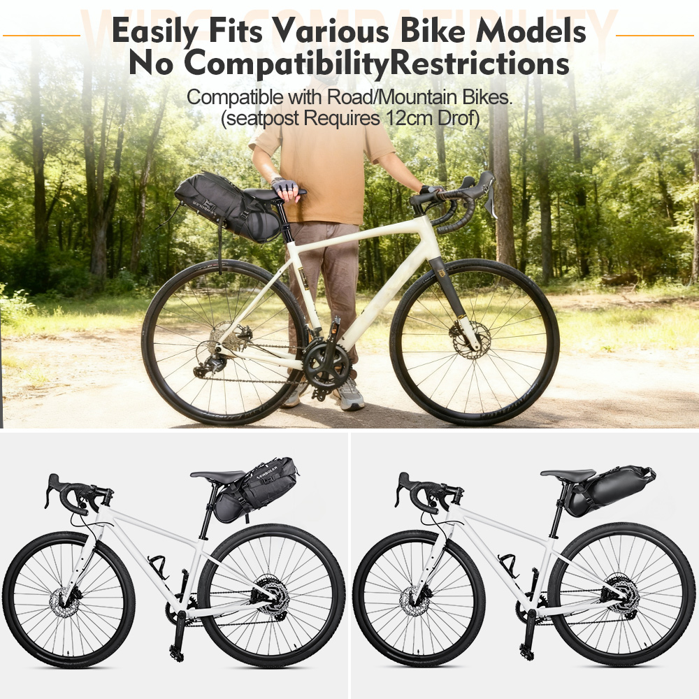 NEWBOLER 自転車サドルバッグホルダー 大容量防水自転 - Panniers Waterproof Rear のレビューと価格