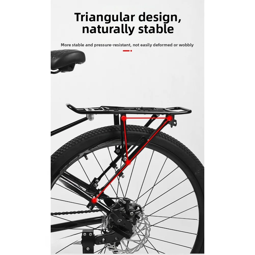 自転車リアラックディスクブレーキ用アルミ合金自転車ヘビーデュ - Cargo Rack Aluminum のレビューと価格