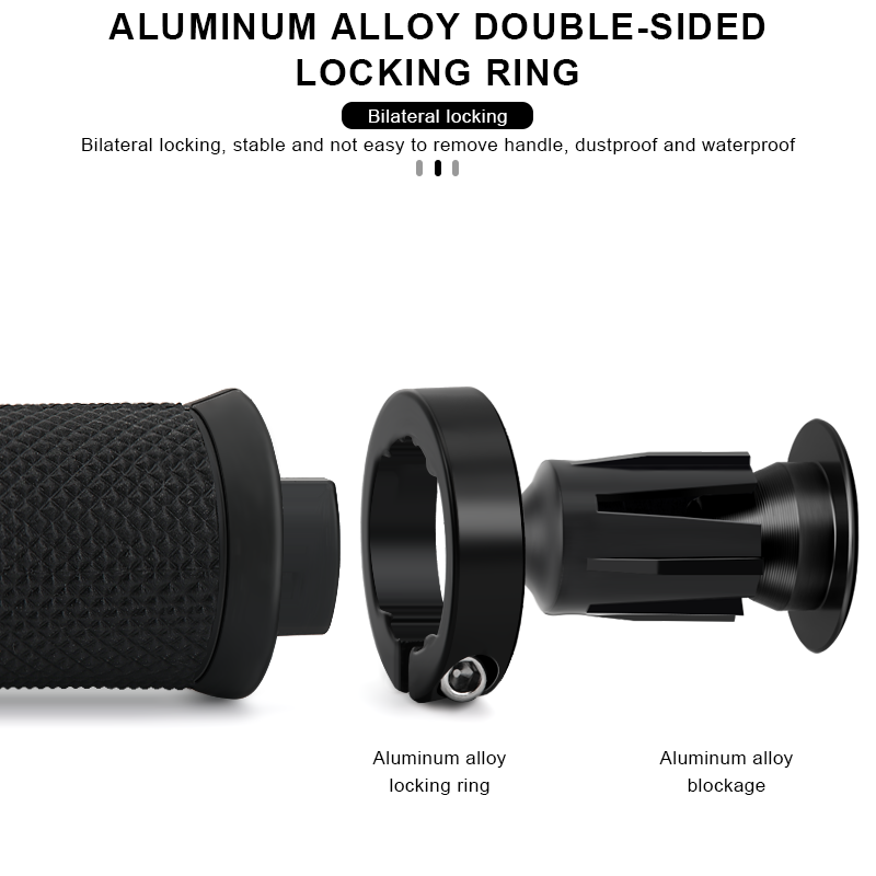 1ペア自転車グリップ、エンドキャップ付き固定ギアロックオンリ - Bell Handlebar Ring のレビューと価格