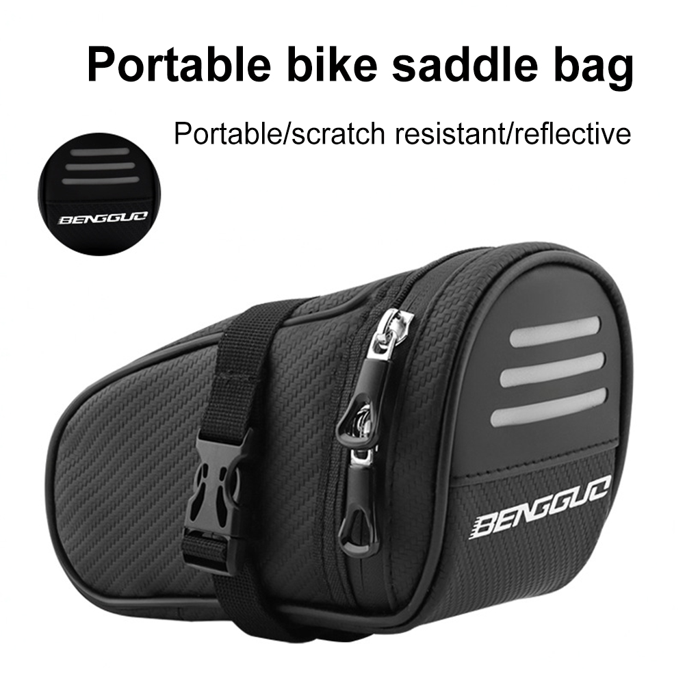 1L 自転車サドルバッグ防水超軽量自転車テールバッグ大容量自 - Saddle Bag Under Seat のレビューと価格