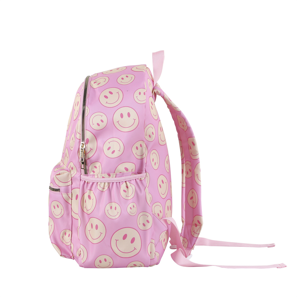 子供用の花柄ナイロンバックパック、チェッカーチェックの笑顔、 - Saddle Bag Under Seat のレビューと価格