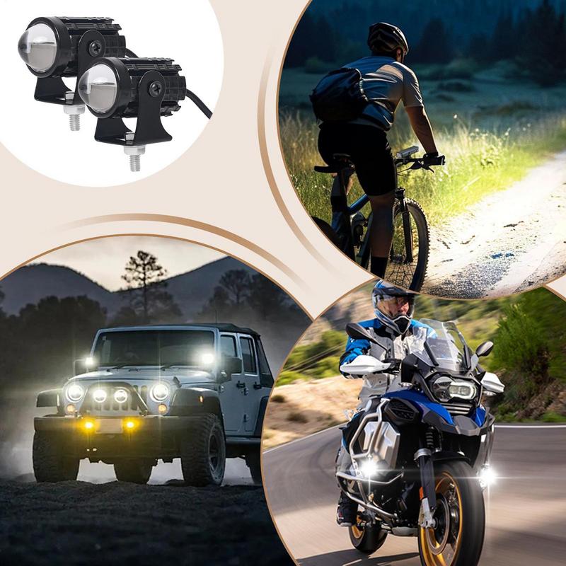 オートバイヘッドライト防水サイクリングランプバイク LED  - Waterproof Cycling Commute のレビューと価格