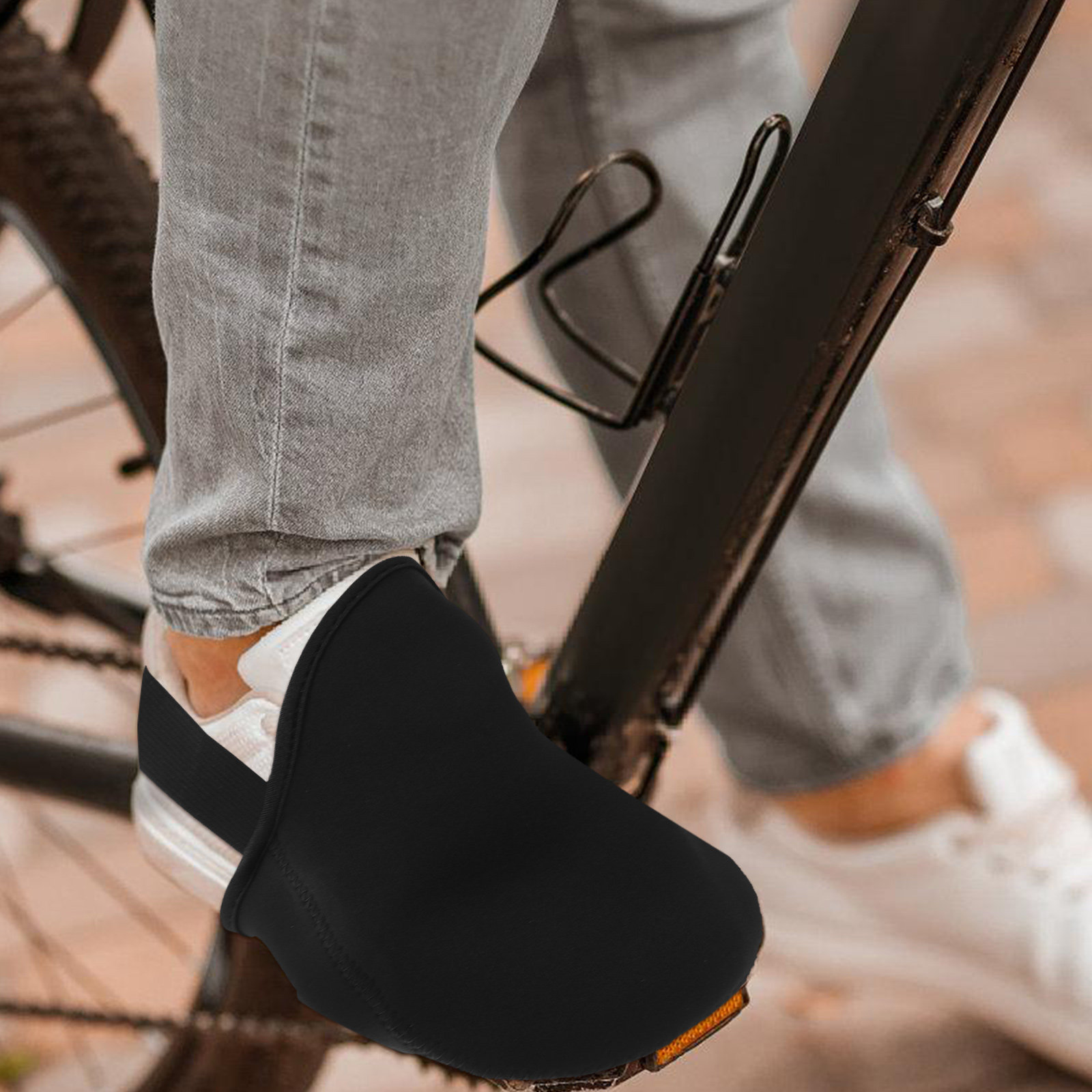 2個入りサイクリングシューズカバー ハーフ丈 防風 保温 つ - Cycling Commute Shoes のレビューと価格